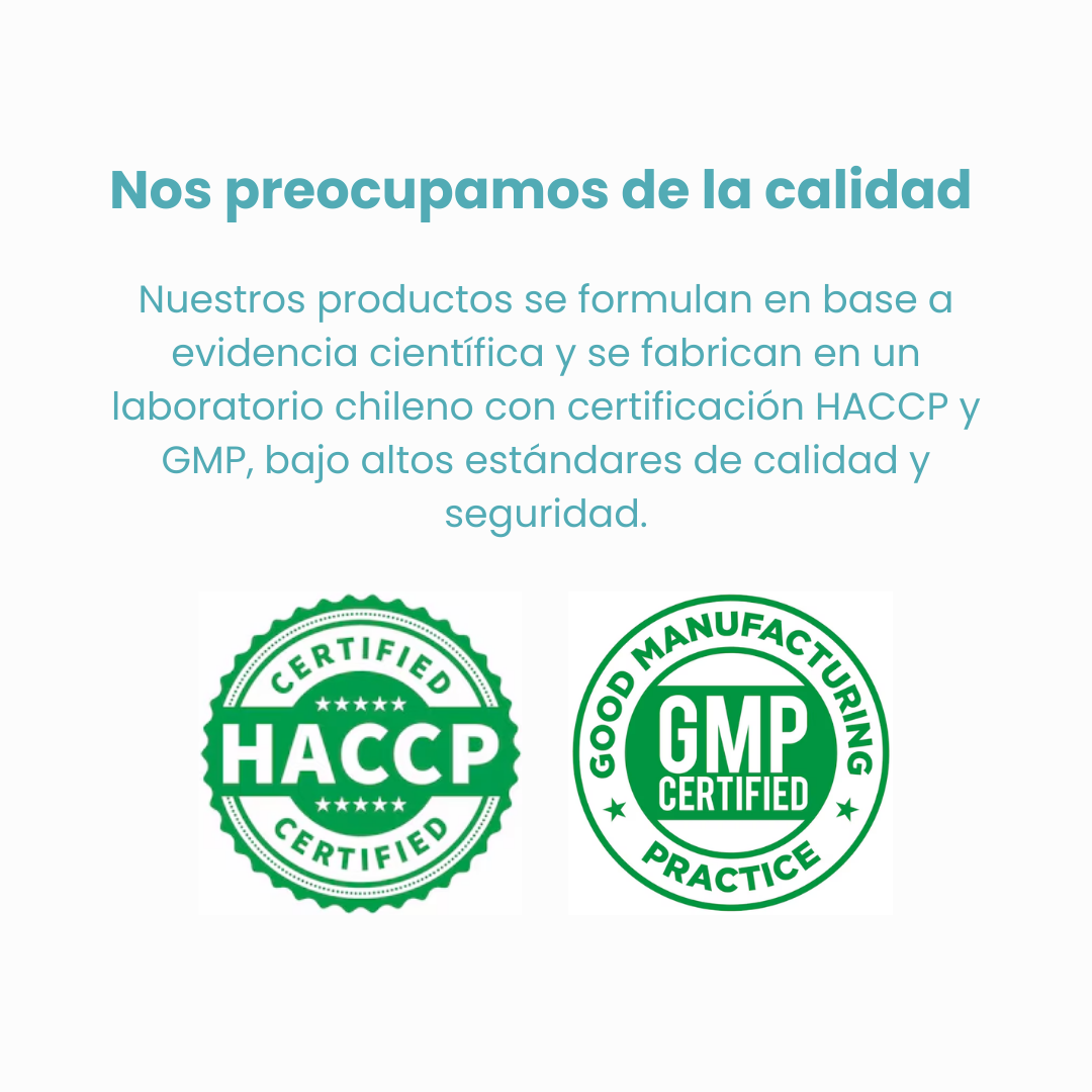 Certificaciones de fabricación: HACCP y GMP