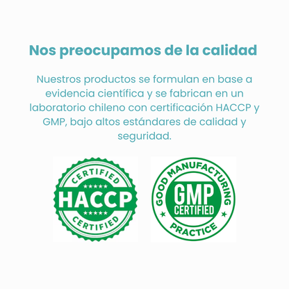 Certificaciones de fabricación: HACCP y GMP