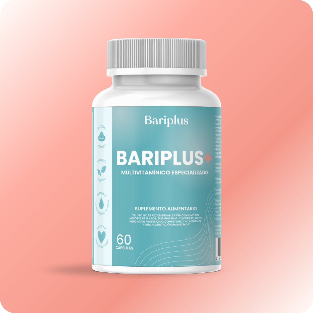 Bariplus+ multivitamínico para pacientes bariátricos (frasco)