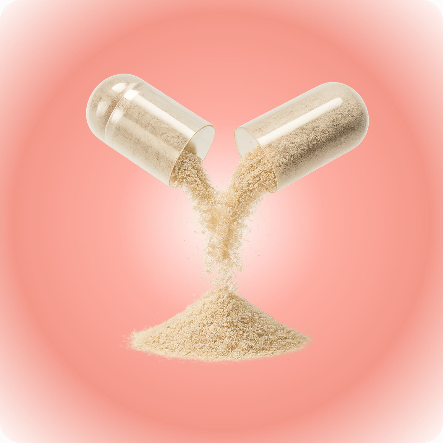 Cápsula Bariplus+ abierta para disolver (uso fácil)